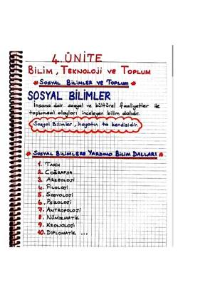 Bilim, Teknoloji ve Toplum: 5., 6. ve 7. Sınıf Sosyal Bilgiler