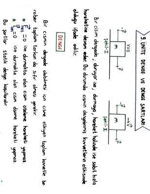 11. Sınıf Fizik Denge ve Denge Şartları Konu Anlatımı: Çözümlü Sorular ve PDF'ler