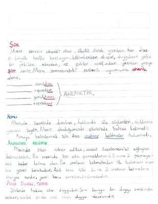 7. Sınıf Şiir Bilgisi ve Türkçe Konu Anlatımı