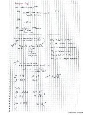 9.Sınıf Kimya: Kovalent ve Kimyasal Bağlar PDF