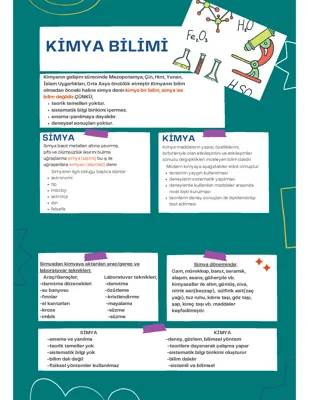 9. Sınıf Kimya 1. Ünite Özet PDF: Simyadan Kimyaya Eğlence