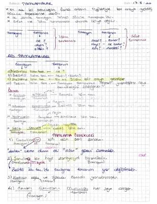 TYT Türkçe Tamlamalar PDF: Eğlenceli Test ve Örneklerle