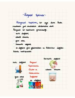 Kimyasal Tepkimeler 10. Sınıf: Yeni Atomlar ve Madde Oluşur mu?