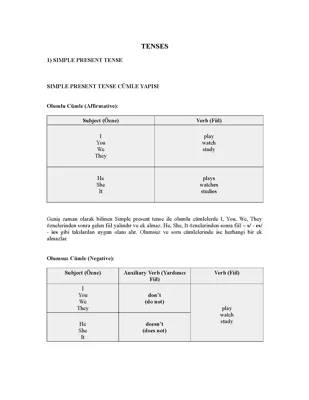 Learn Simple Present Tense and Present Continuous Tense with Fun Examples!