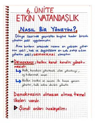 Demokraside Etkin Vatandaşlık ve Yönetim Biçimleri Nelerdir?