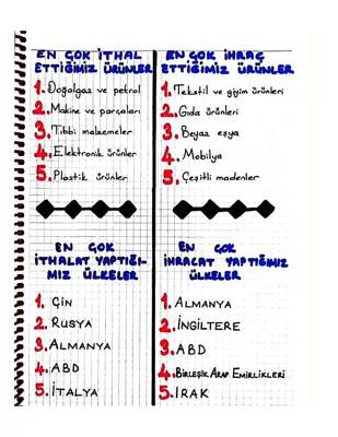 Türkiye'nin En Çok İthalat ve İhracat Yaptığı Ülkeler ve Ürünler 2024