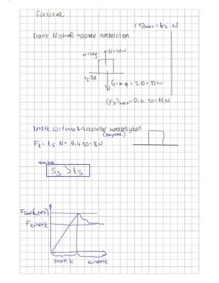 Sürtünme Kuvveti Formülleri ve Eğik Düzlem Soru Çözümleri 8-9. Sınıf