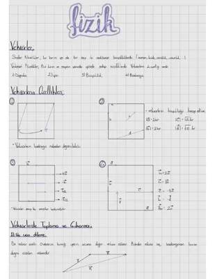 Vektörel Büyüklükler ve Bileşke Vektörler: 11. Sınıf Fizik PDF
