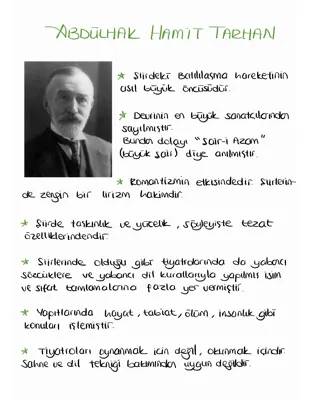 Abdülhak Hamit Tarhan Eserleri ve Şiirleri - Tanzimat Dönemi