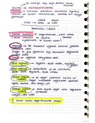 Eğitimde Ölçme ve Değerlendirme Yöntemleri - PDF & PPT