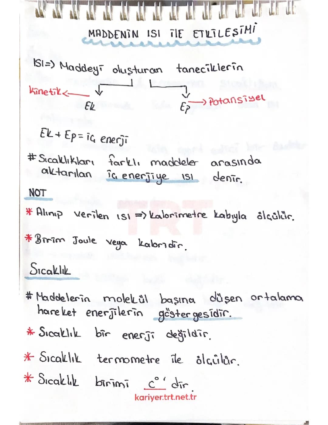 8. Sınıf fen bilimleri 