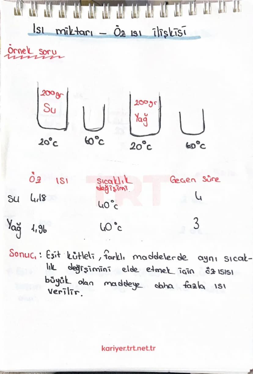 MADDENIN ISI TIE ETKİLESİMİ
ISI=) Maddeyi oluşturan taneciklerin
Kinetik
Ek
-> Potansiyel
Ep
Ek+ Epic enerji
#Sıcaklıkları farklı maddeler a