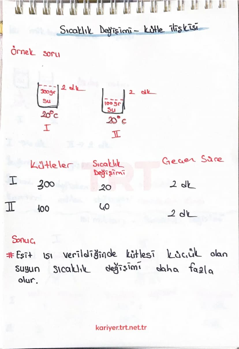 MADDENIN ISI TIE ETKİLESİMİ
ISI=) Maddeyi oluşturan taneciklerin
Kinetik
Ek
-> Potansiyel
Ep
Ek+ Epic enerji
#Sıcaklıkları farklı maddeler a
