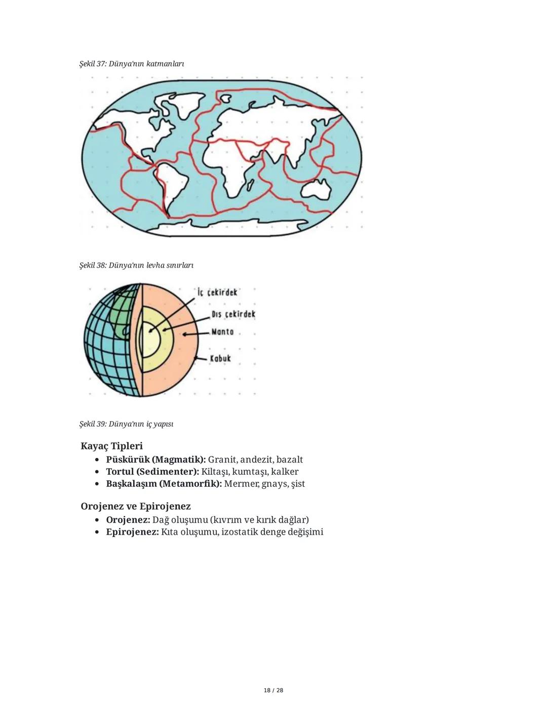 TYT Coğrafya El Yazısı Ders Notları Özeti
1. Coğrafyanın Tanımı ve Alt Dalları
Coğrafya, insan tarafından yapılmış sistemleri ve doğal olara