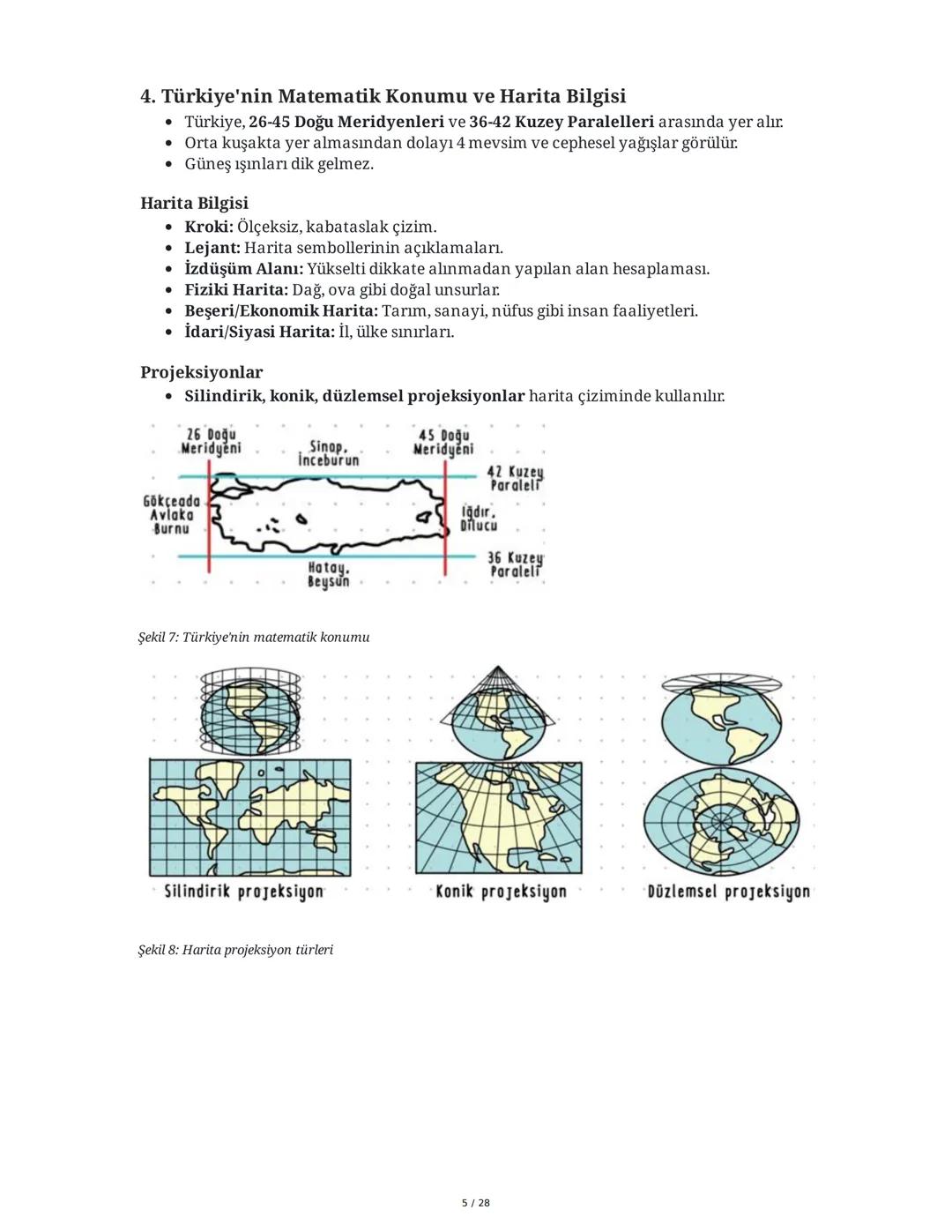 TYT Coğrafya El Yazısı Ders Notları Özeti
1. Coğrafyanın Tanımı ve Alt Dalları
Coğrafya, insan tarafından yapılmış sistemleri ve doğal olara