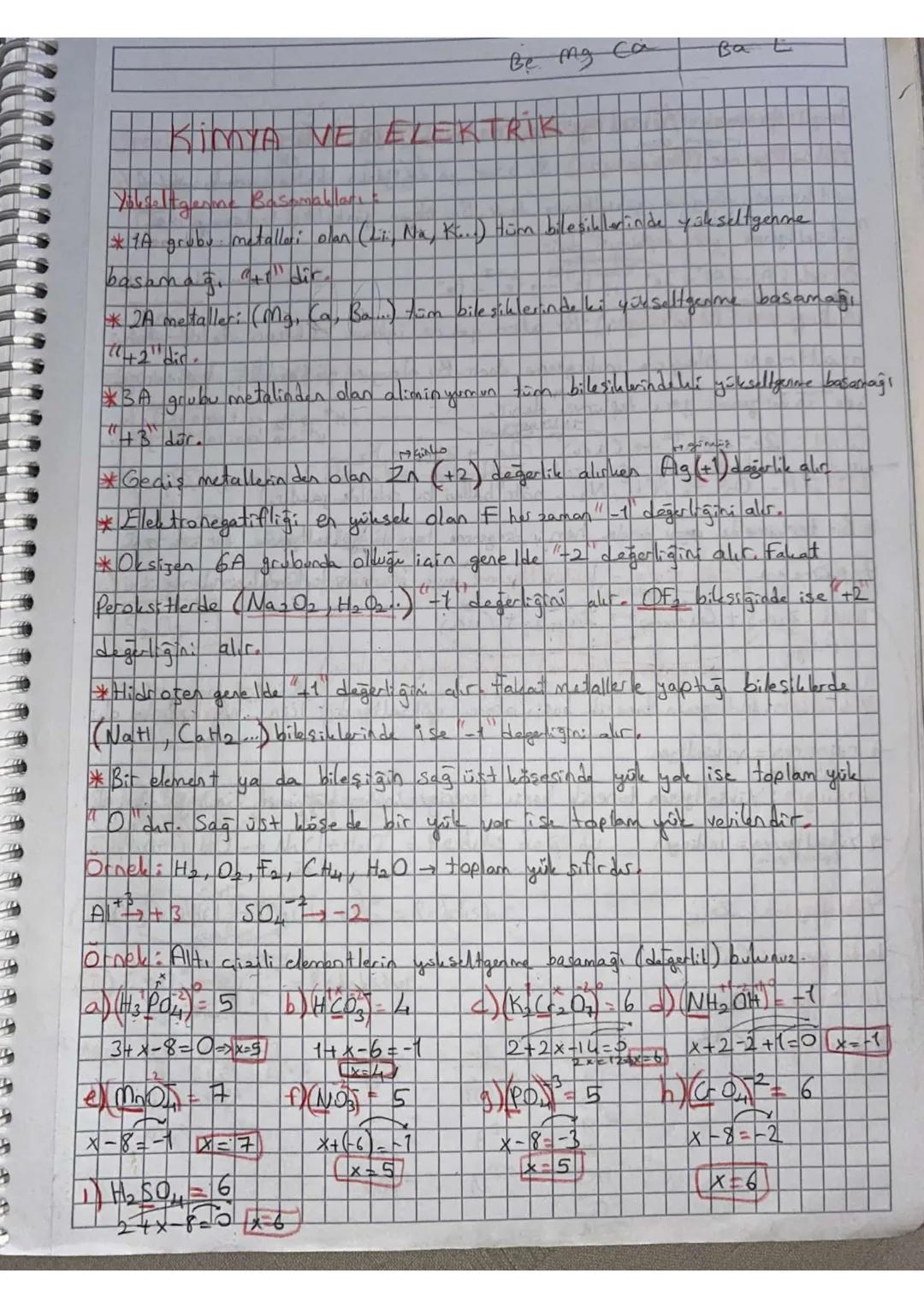 Kimya Ve Elektrik 12. Sınıf