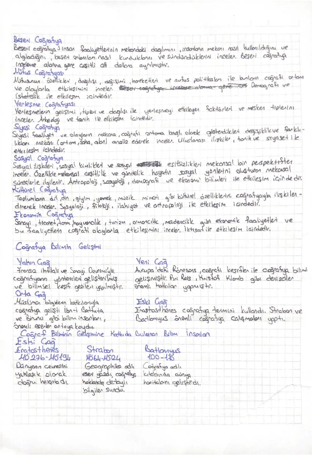 # Coğrafya

Coğrafya Biliminin Konusu ve Bölümleri
* Insaan etkisi olmadan, insonp ve insani unsurlanın dışında kalan mekona doğal onton
adı
