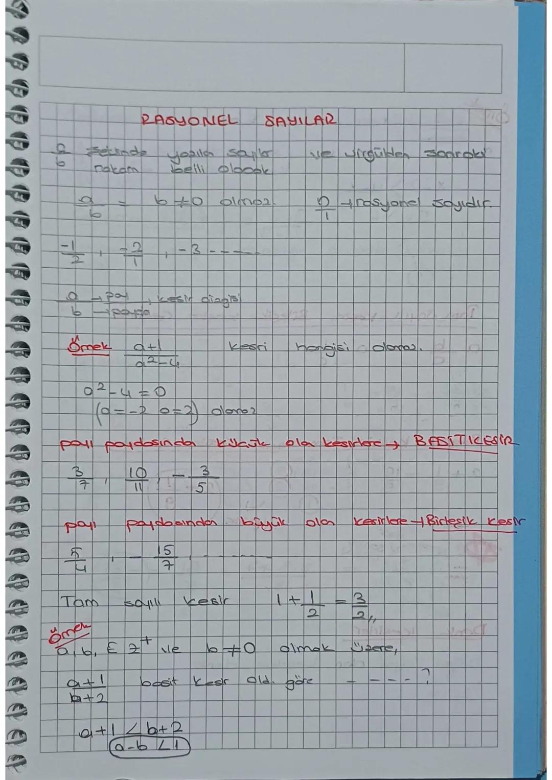 ve virgüller sonrob
RASYONEL
SAYILAR
youlld saile
nakam belli oloook
D
b
=
k
2
F
60
olmoz
+
-3
Kesin cingis
Smek
at
22-4
trosyonel Jayıdır
K