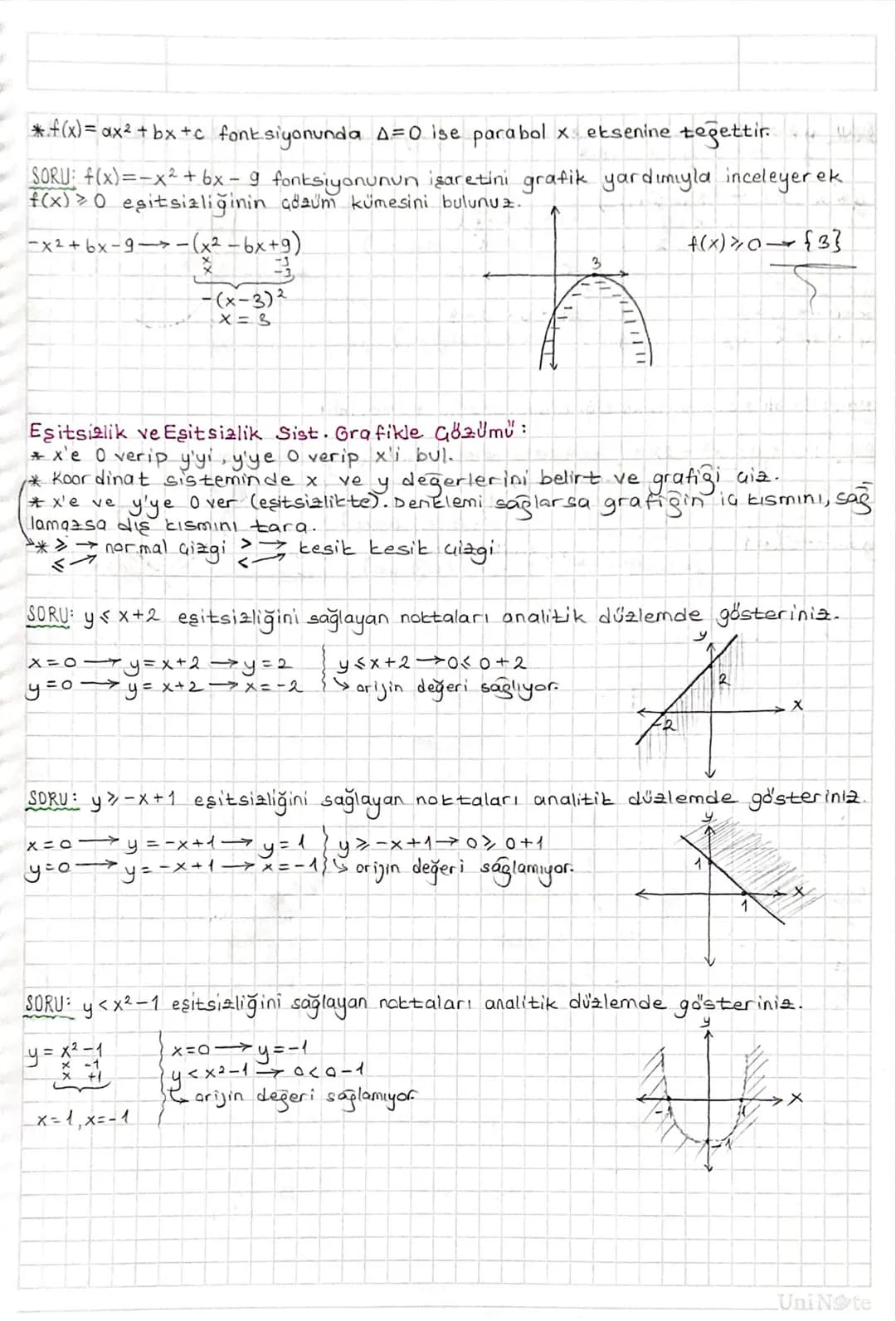 DENKLEM VE EŞİTSİZLİK SİSTEMLERİ:
ikinci Dereceden iki Bilinmeyenli Denklemler:
ax+by+ c = 0 denklemi birinci dereceden iki bilinmeyenli den