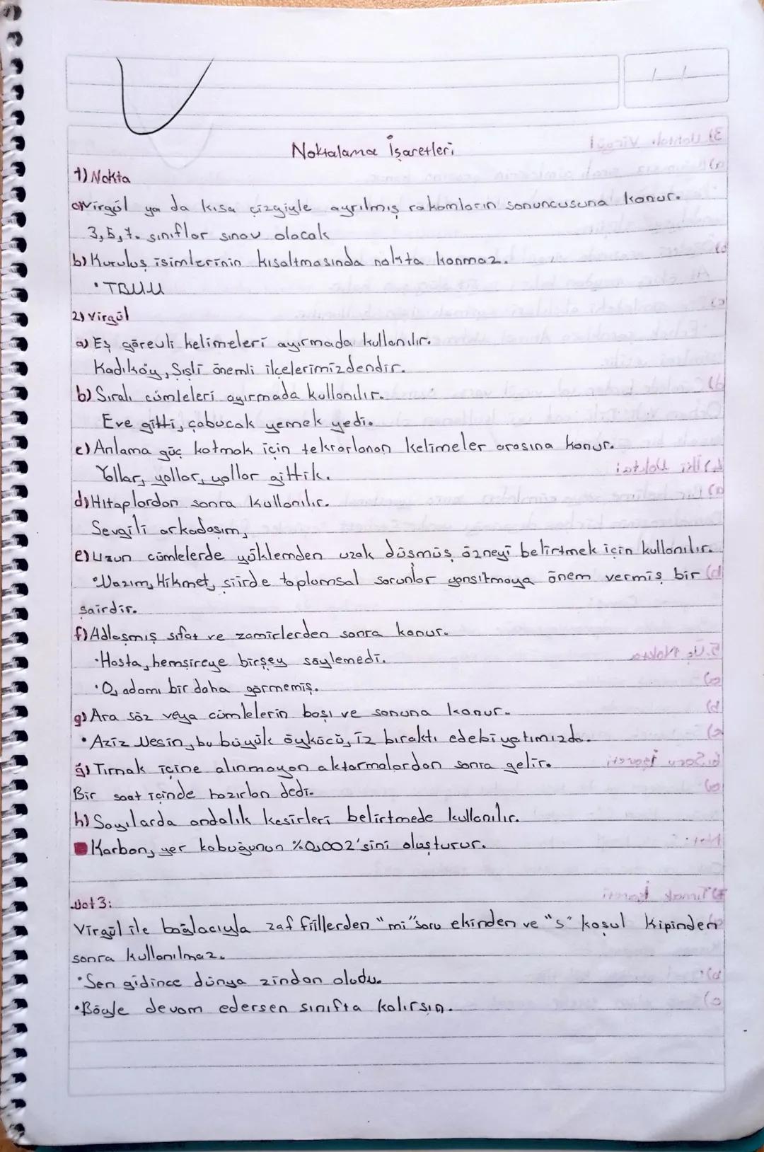 1) Nokta
virgul
you
Noktalama işaretleri
da kısa çizgiyle ayrılmış rakamların sonuncusuna konur.
3,5,7. sınıflar sinov olocal
b) Kurulus isi