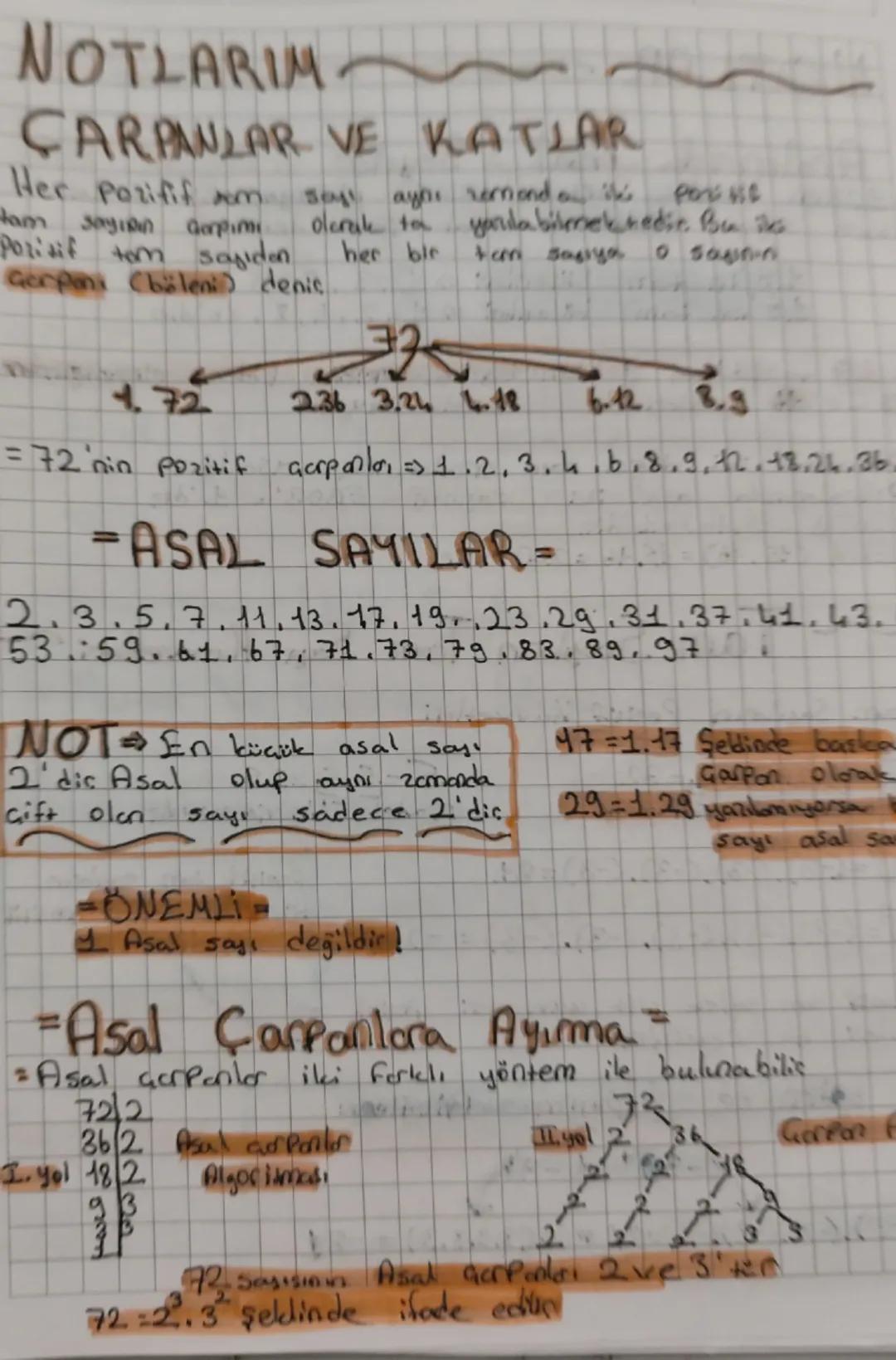 NOTLAR
212 nin tam
40 in tom
• 42 ve 40 in
bölenler: => 1.2.3.4.6.12.
bölenteri => 12.4. 5.8.10,20,40
ortak bölenler: =124
1,
12 ve 40'in en