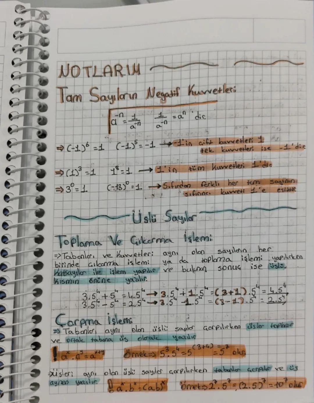 NOTLAR
212 nin tam
40 in tom
• 42 ve 40 in
bölenler: => 1.2.3.4.6.12.
bölenteri => 12.4. 5.8.10,20,40
ortak bölenler: =124
1,
12 ve 40'in en
