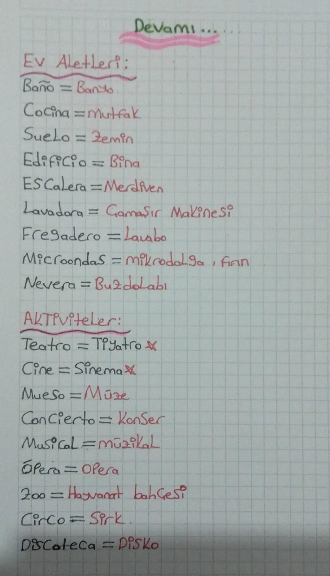 Sınıf mazemeleri
9SPanyada (A2)
EL Libro = Kitap
EL Cuaderno = Defter
EL Lápiz = Kalem
La Pluma = Dolmakalem
el borrador =SPLgi
EL Sacapunta