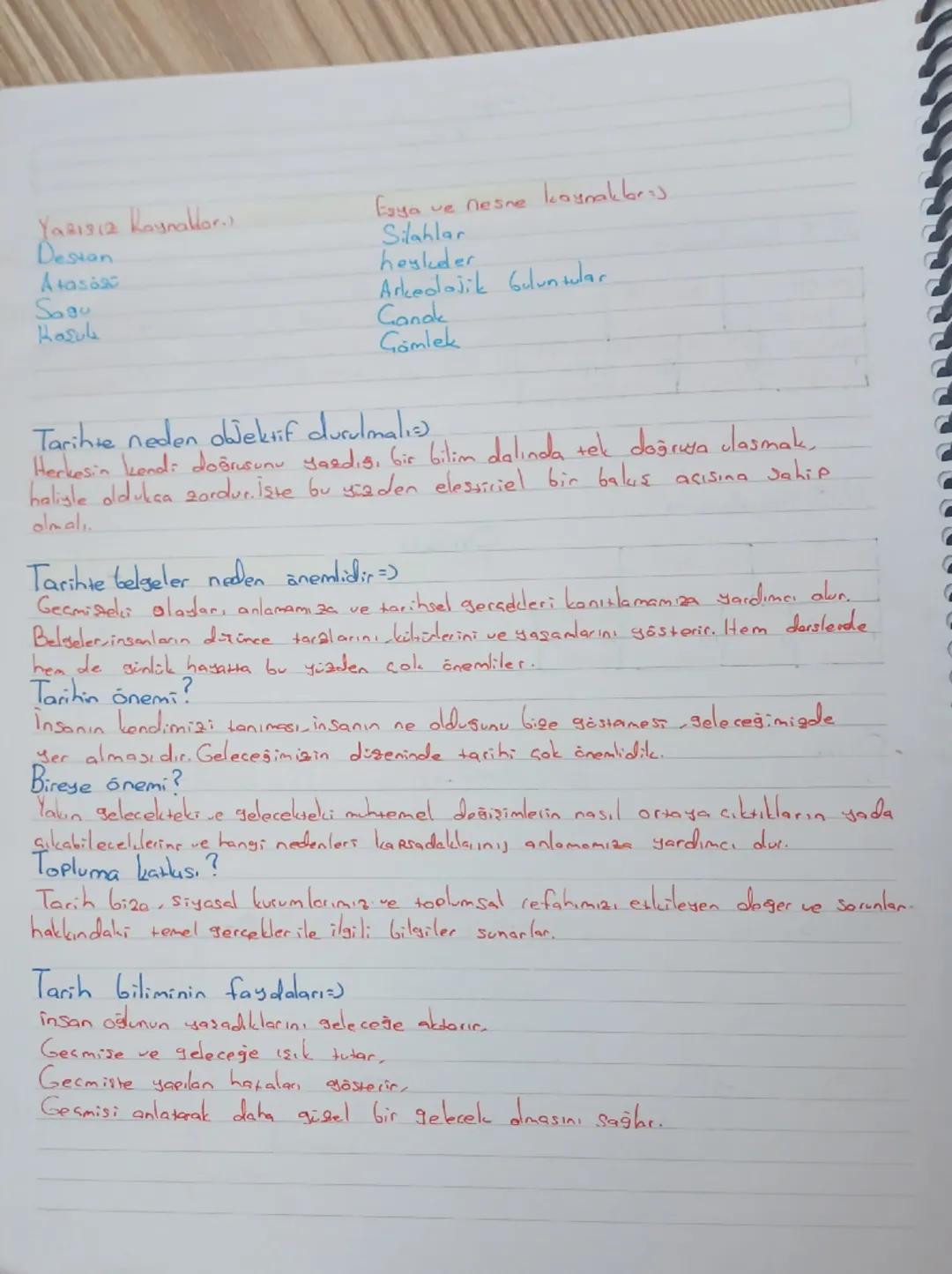 09/09/2024

Tarih nedir;)
Gecmisie insanların yazandığı sosyal, siyasal olayları yer-Zaman göstererel
neden-sonua ilişkisi icerisinde belgel