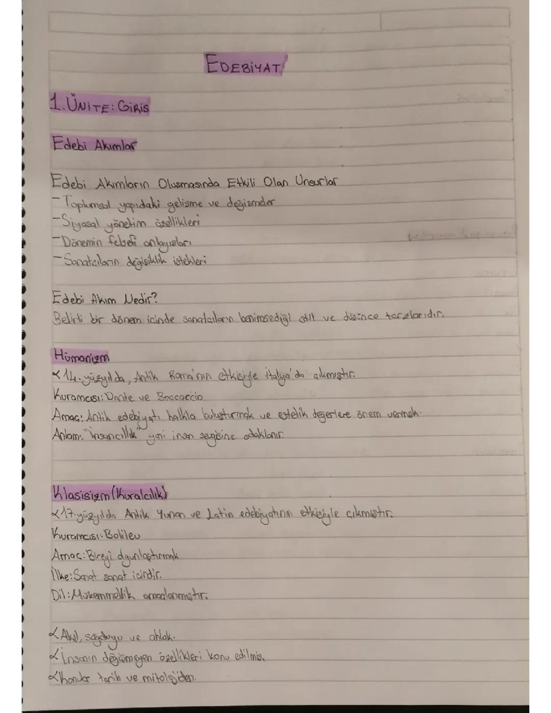 11. Sınıf Edebiyat 1. ve 2. Üniteler: Sınav Hazırlık Rehberi