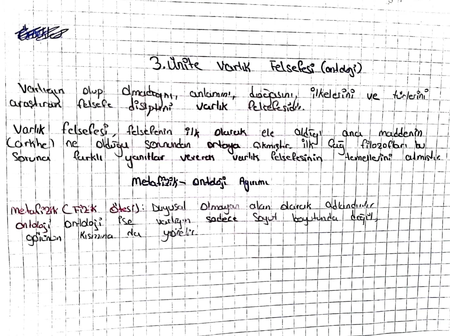 Vachik
Türeli
I Gerçek (Reel) varlie: insan.
Ver
dan
Varlıklardır,
Zaman
- Gulnes, agac, masa, Kalem, inson
II ideal ( düşünsel) vaikk: insa