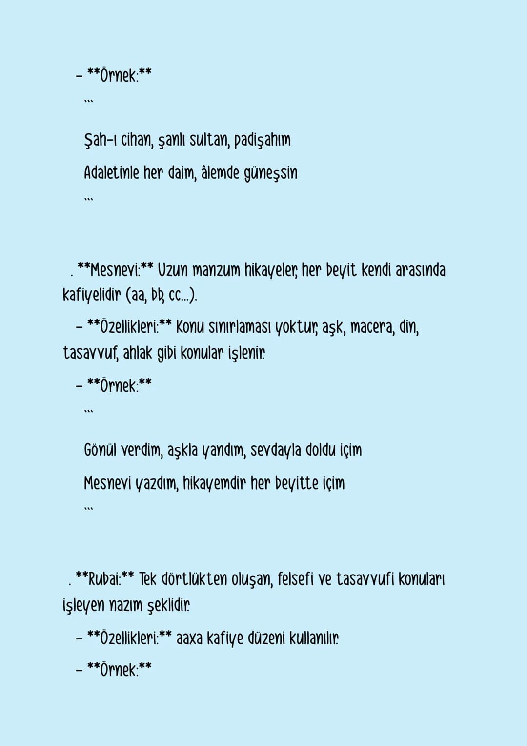 ### Divan Edebiyatı
Divan edebiyatı, . yüzyıldan . yüzyıla kadar Osmanlı
İmparatorluğu döneminde gelişen, Arap ve Fars edebiyatlarının
etkis