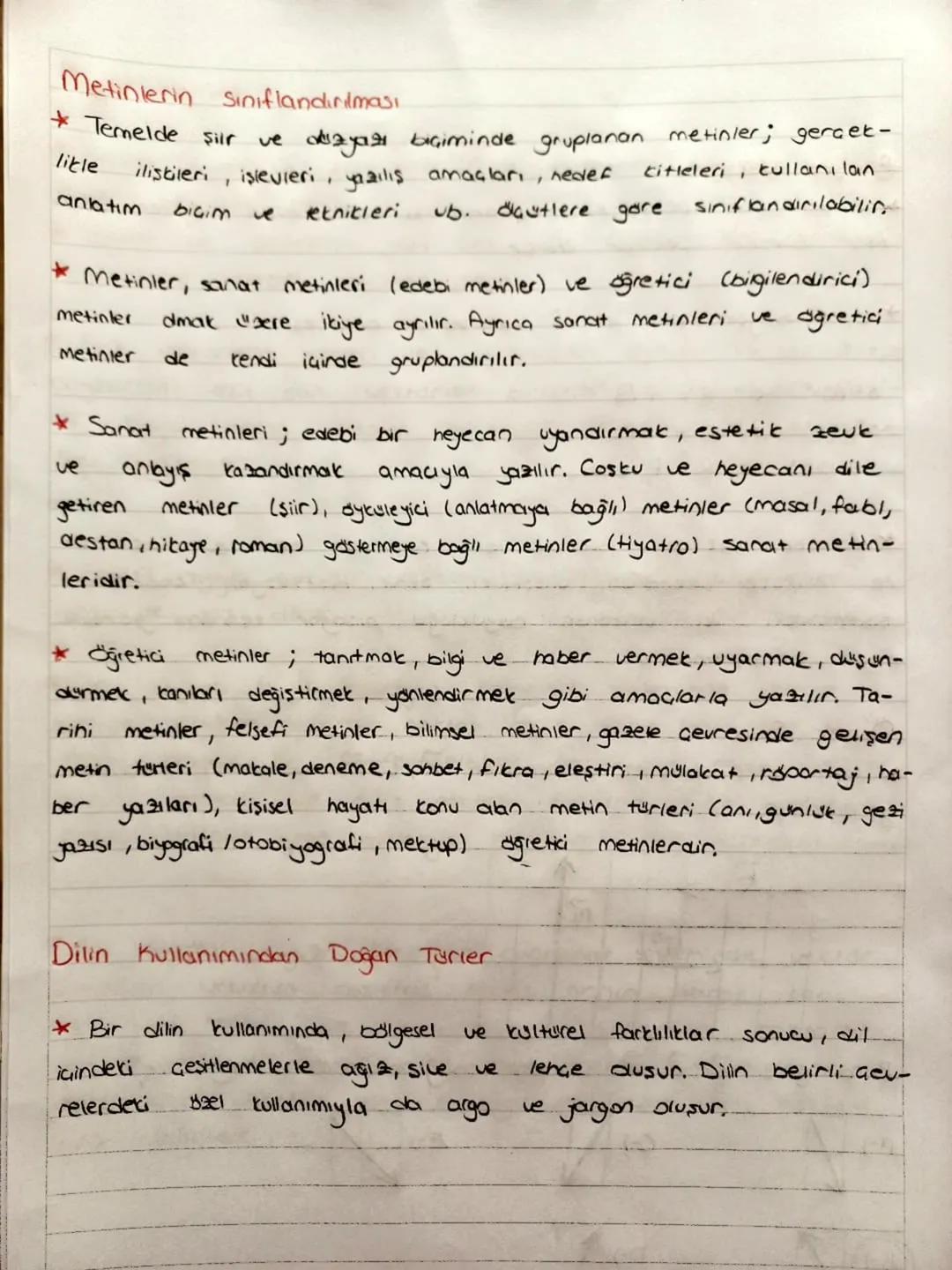 Metinlerin sınıflandırılması
Temelde şiir
ve duzyazı biçiminde gruplanan metinler; gera et-
ilistileri, işlevleri, yazılış amaçları hedef
ti