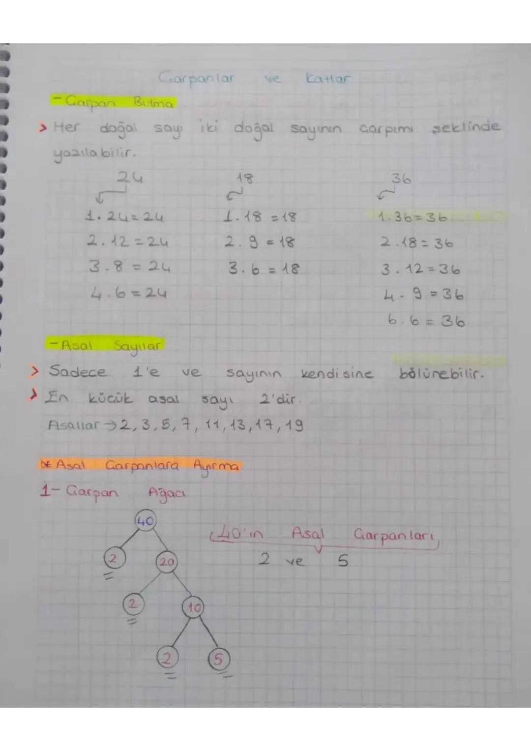 CARPANLAR VE KATLAR MATEMATİK 8 SINIF 