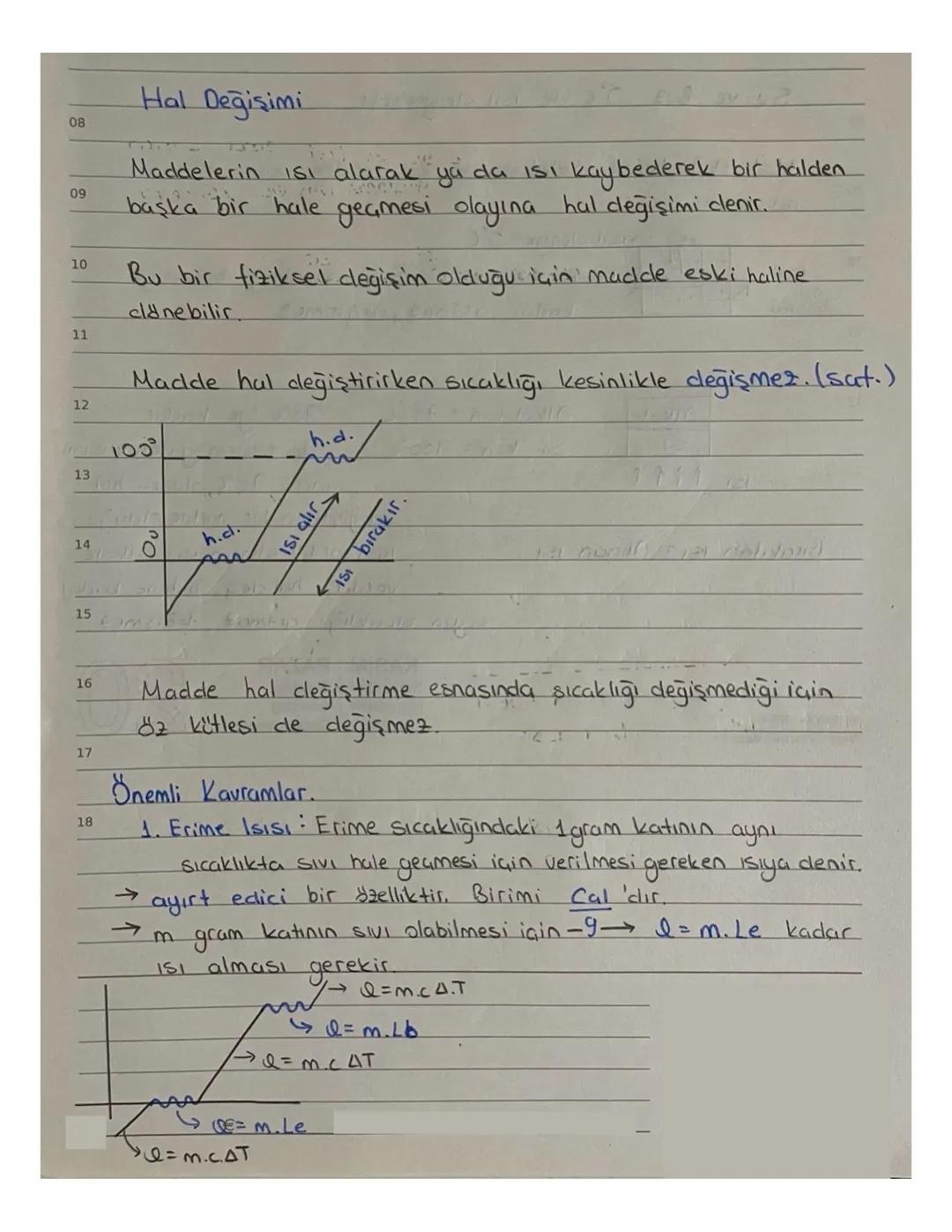 TYT 9. Sınıf Fizik: Hal Değişimi Konu Anlatımı