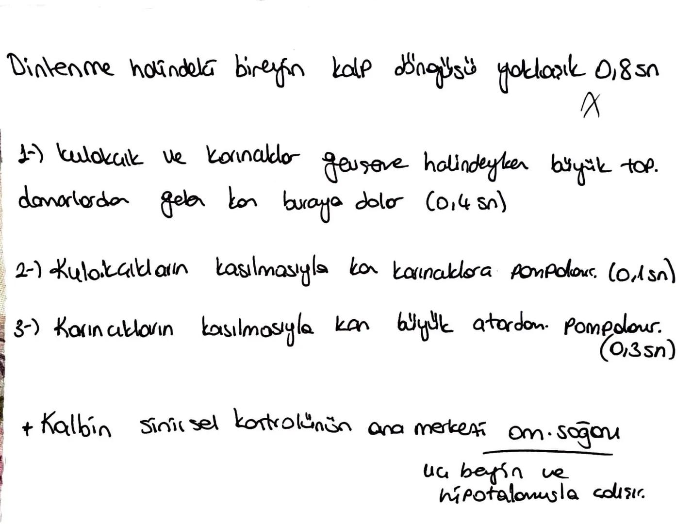 *Kalbin koışılması sistol
gevşemesi diastol
4X
düğümü
*Kalbin kasılmasını stonen sinirler düncenter.
SA
+1.) kalpte uyarıların ilk çıktığı y