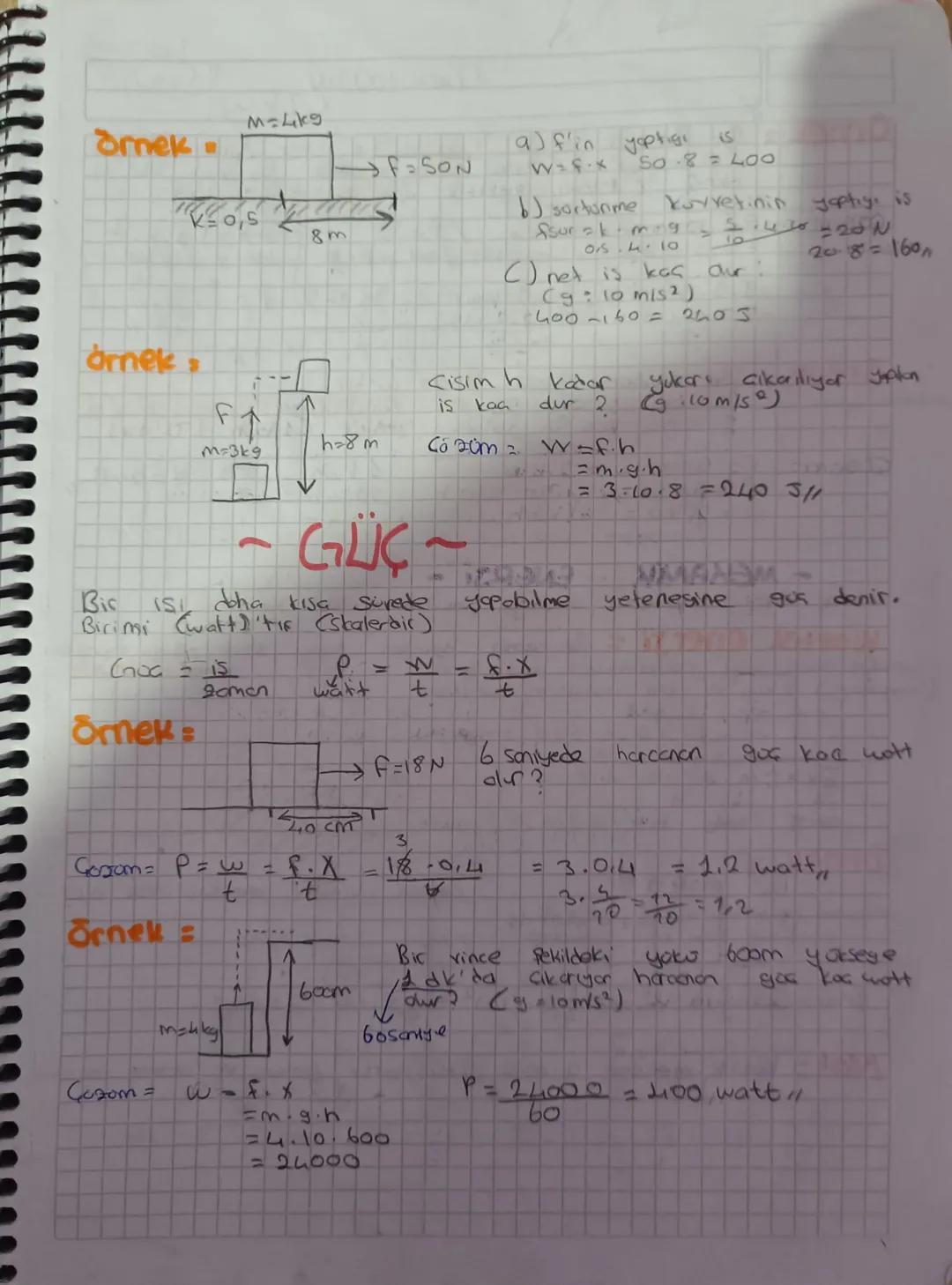 dr.
yol birbirine a
isin birim
--iş - GÜÇ - ENERJI -
1$ = Bir cisme lygoknen kuvvet
Paralel
Jale dir
ise fiziksel monada
ye shaerdir.
F
ile 