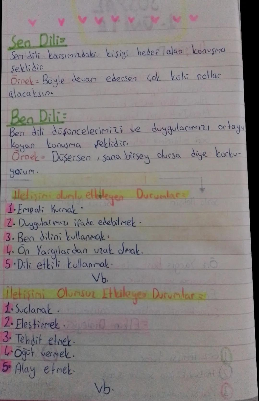 7. Sınıf sosyal bilgiler 1. Ünite notu