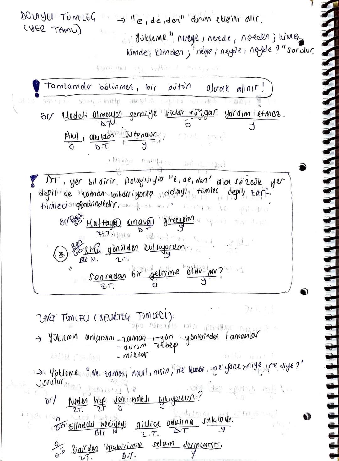 CÜMLE ÖGELERİ

① önce yüklem, sonra özле , nesne sonra da tümleşler bulunur.

② Gizli õzme, öge sıralamasına ve sayısına dahil edilmez.

③ T