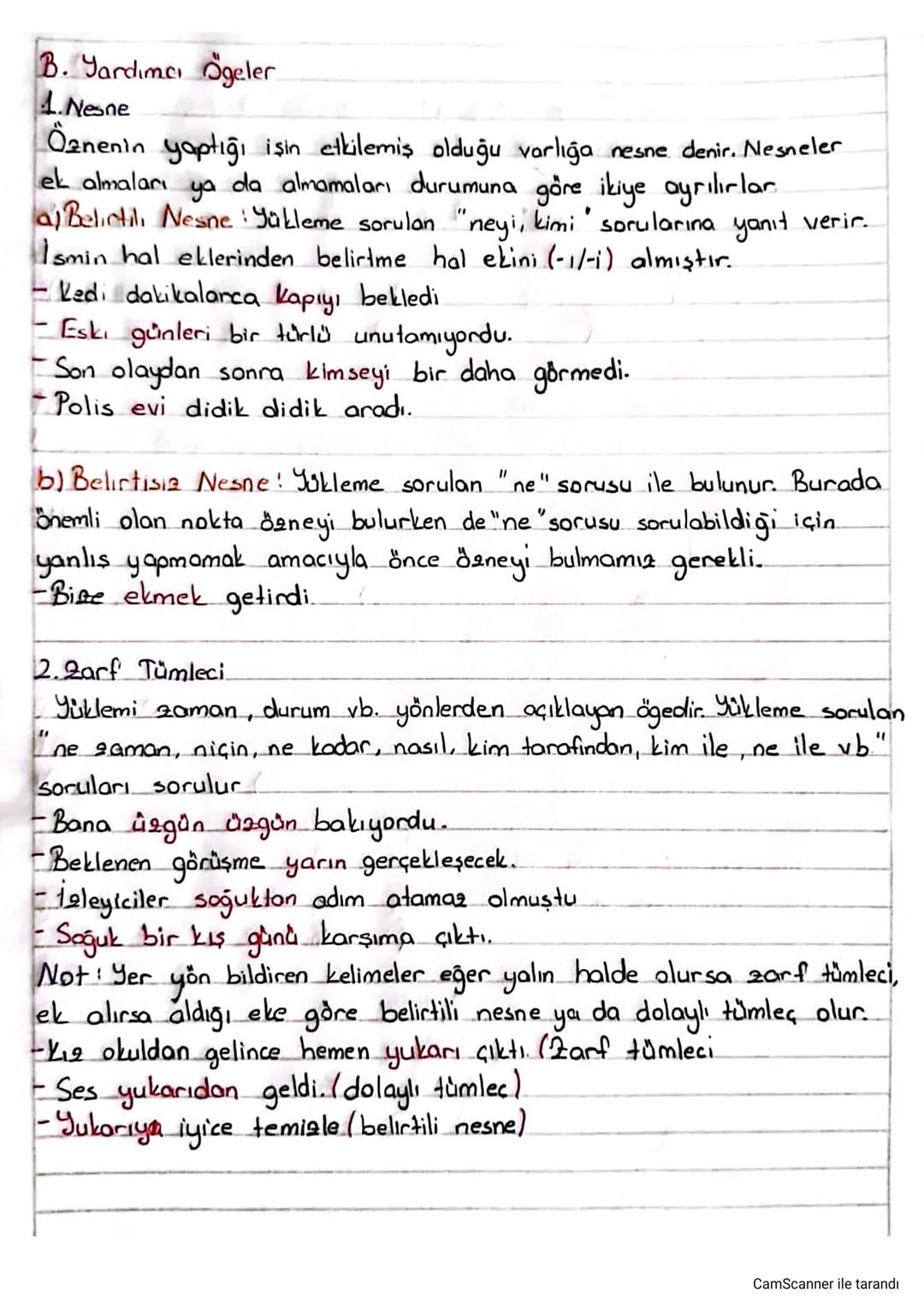 A. Temel ögeler
CÜMLENIN ÖGELERI
Bir kelime grubundan oluşan yapıya cümle adını verebilmemiz
için mutlaka bulunması gereken ögelere denir. T