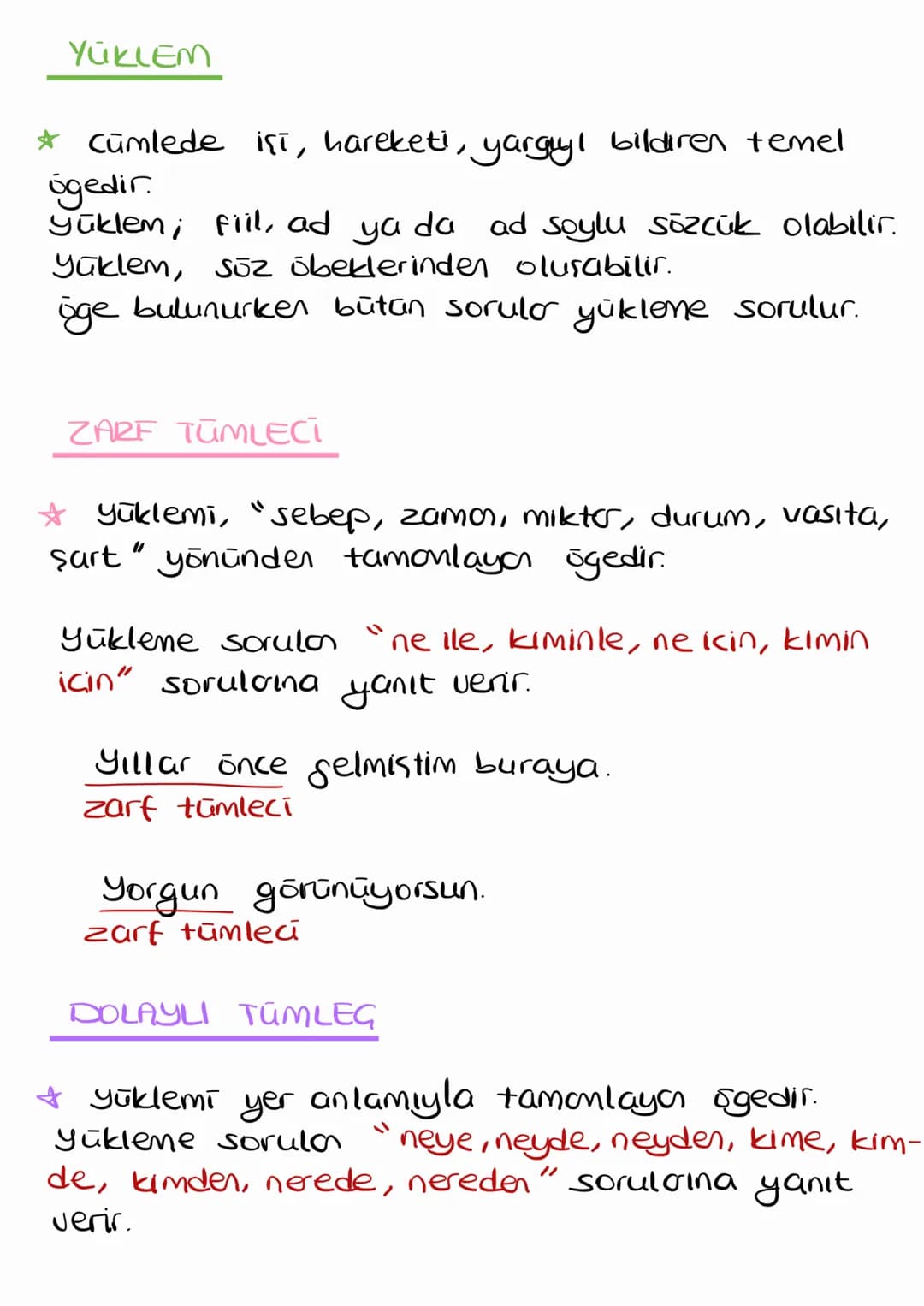 Cümlenin Öpeleri
ÖZNE
* Yüklemin bildirdiği işi yapan veya olus icinde
bulunan temel ögedir.
Sorularının yanıti-
Yükleme soruları "kim" ve "