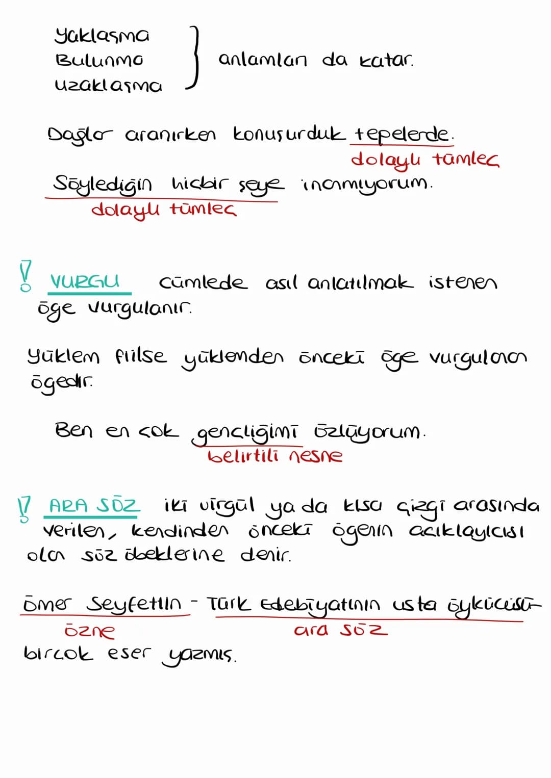 Cümlenin Öpeleri
ÖZNE
* Yüklemin bildirdiği işi yapan veya olus icinde
bulunan temel ögedir.
Sorularının yanıti-
Yükleme soruları "kim" ve "