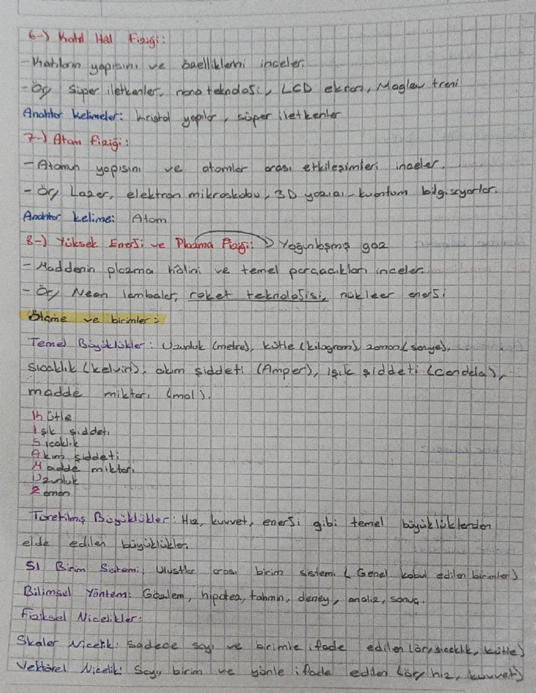 Fizik 1.dönem 1. yazılı
kons Svet
1.) Pak Bilimine Grip
Fisk Nedir?. Maddeyi enersiyi ve bunlar arasındaki et kiles imi
inceleyen bilim dalı