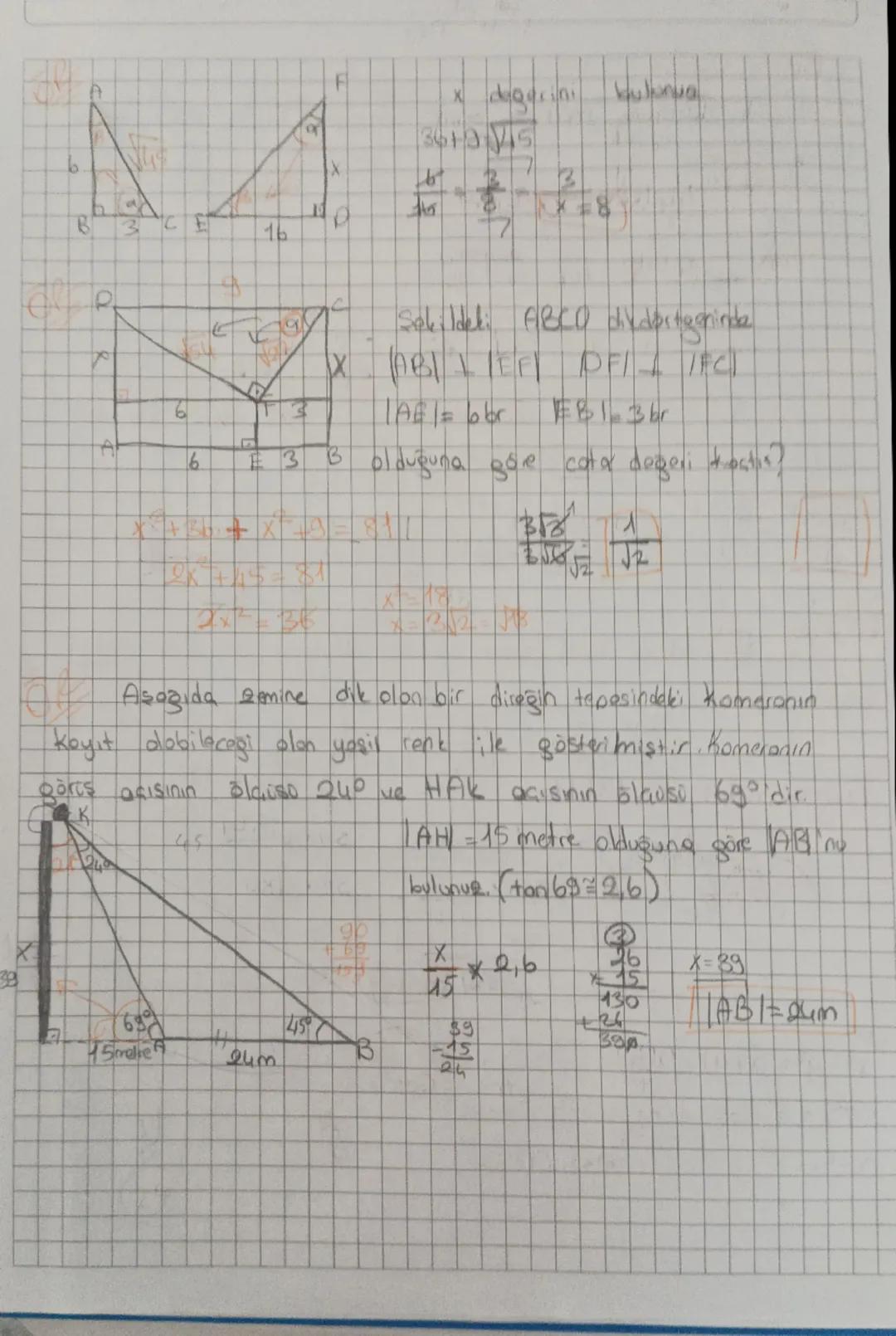 Sa Kaşı dik kenar uzunluğu
hipatenus ustunluğu
Com Komşu dik kenor uzunluğu
hipotenus uzunluğu
tox Korşı dik kenar uzυπιμον
komsu dil keror 