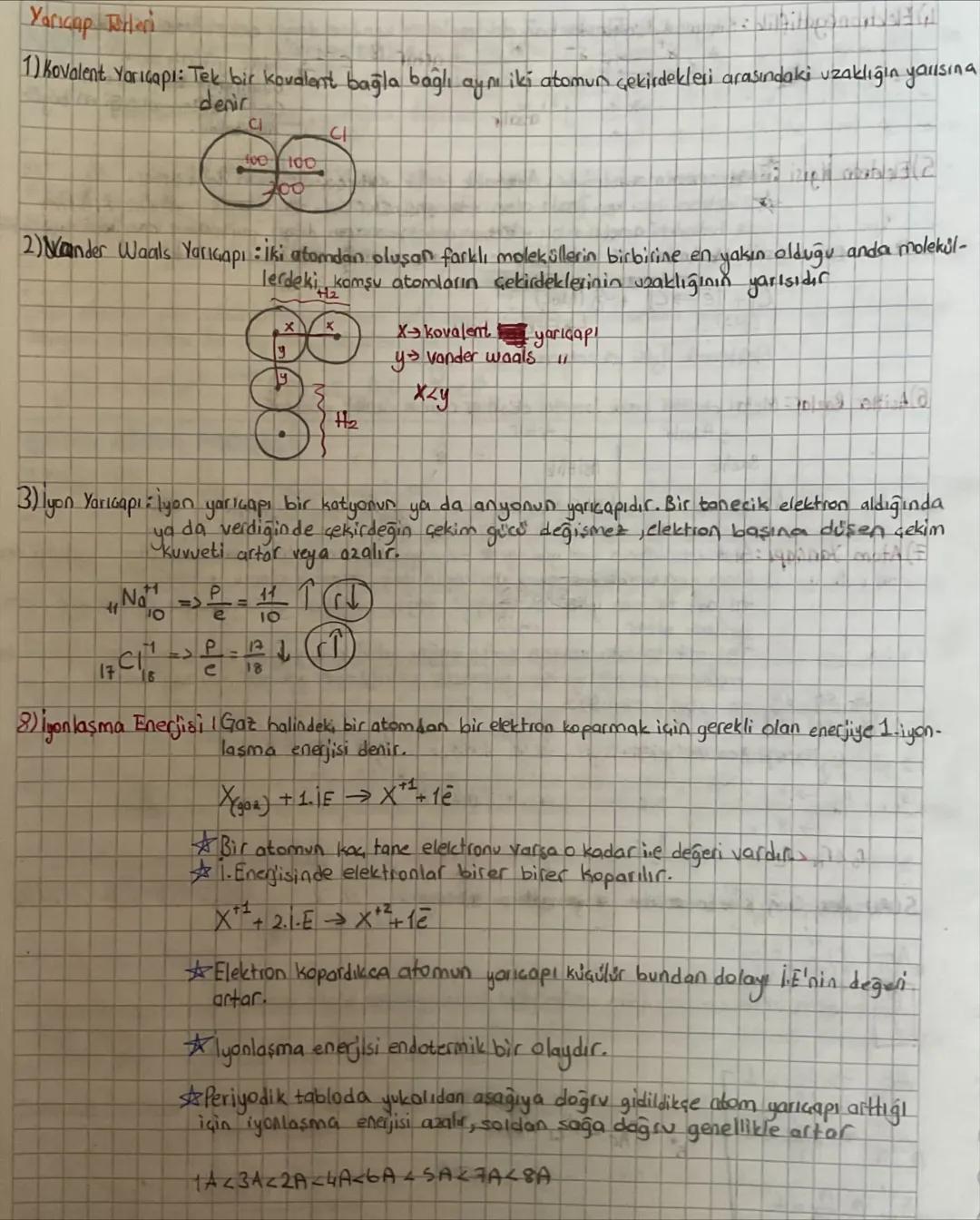 Periyodik Özellikler
1) Atom Numarası :Her elementin kendine özgüder. Henry Moseley günümüz periyodik tabloyu artan proton
(Proton Sayls!
sa