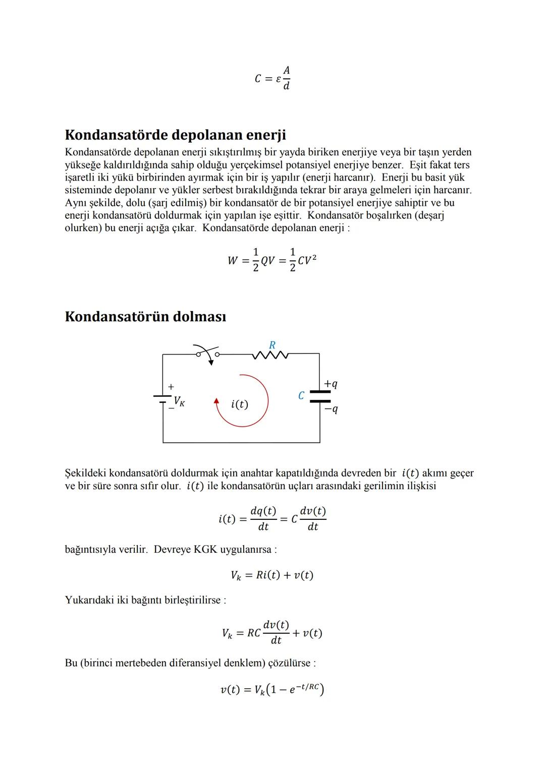 1. ELEKTROMANYETİZMA
Elektrik mühendisliği ELEKTRİK ENERJİSİnin üretimi, iletimi, dağıtımı, işlenmesi (güç
elektroniği) ve kullanılması (baş