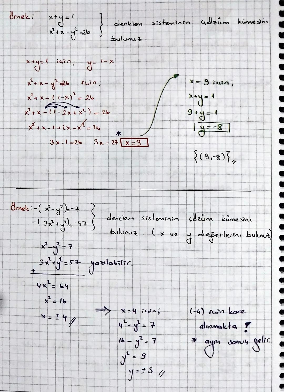 DENKLEM
VE
ESITSIZLIKLER
İkinci Dereceden iki Bilinmeyerli Denkley Sistemlerinin Gözüm
とümesi
*Birinci Dereceden iki
Bilinmeyerli
Dunklen Si