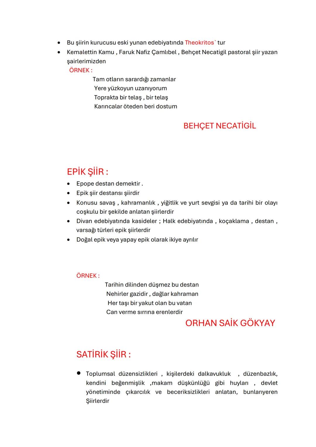 - ŞİİR TÜRLERİ-
LİRİK ŞİİR
• Lir eski yunanda bir saz ismidir. Lirik şiirde bu sazla söylenen şiirlerden
•
doğmuştur
Bu şiirlerde akıcılık c