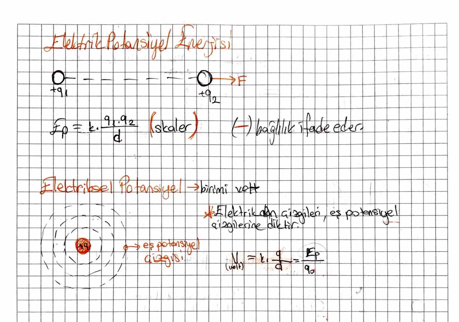# Elektrik

*   iki vik arasındakı mesafed re coloumb sabiti kolmak üzere
yüklerin birbirine
webalidigi ime-cekme = $F.k \frac{9192}{d^2}$

