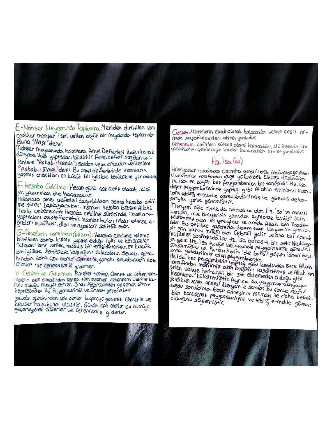 Melek ve ahiret inancı 