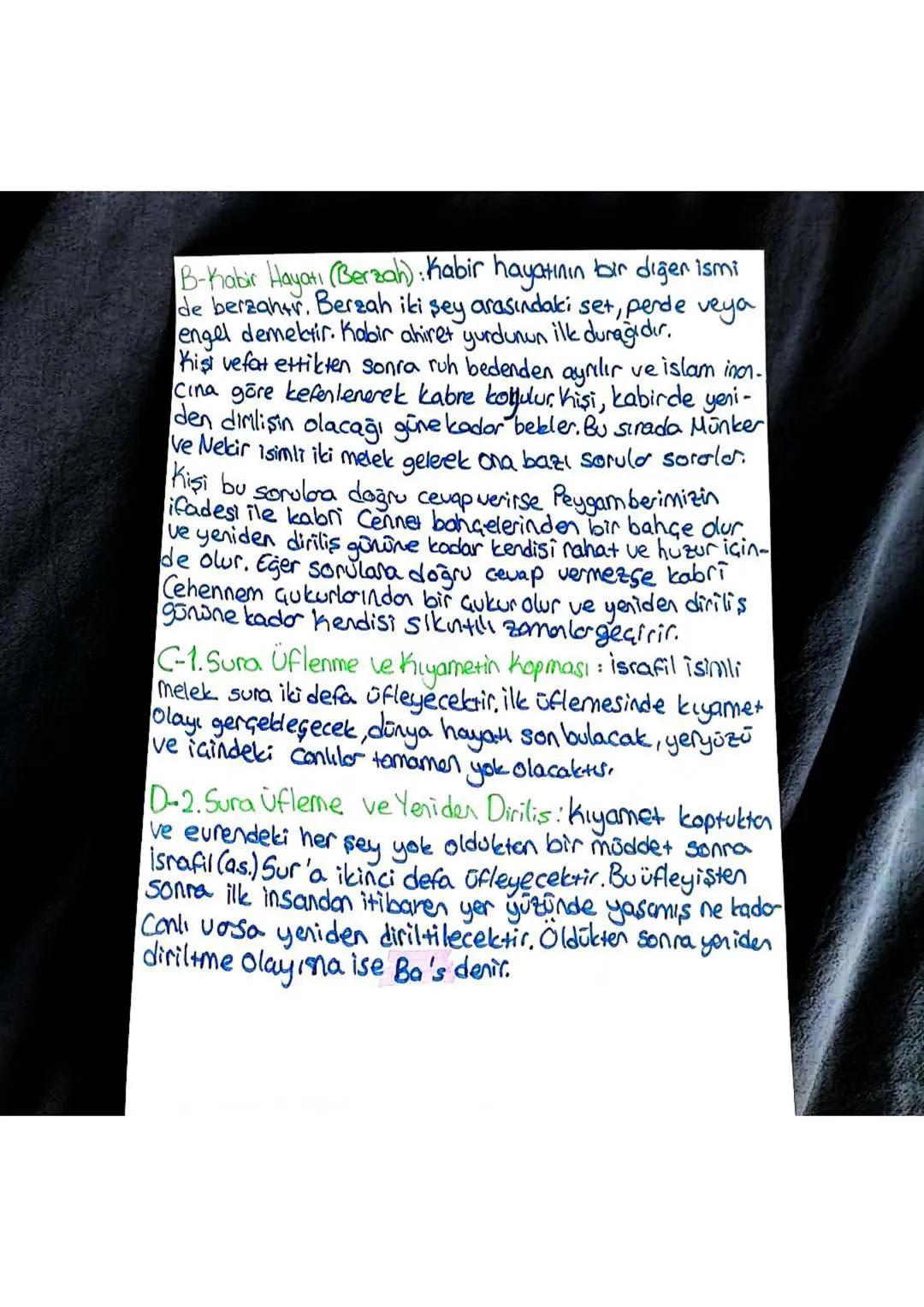 E-Mahser Meydanında Toplanma: Yeniden diriltilen tüm
canlilar mahser ismi verilen büyük bir meydanda toplanırlar.
Buna "Hasr" denir.
Mahser 